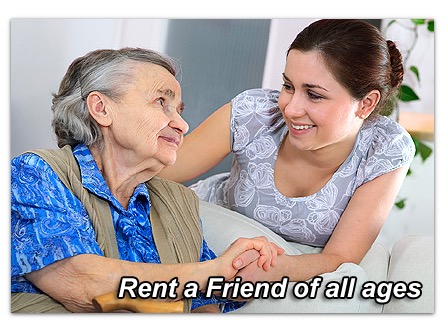 rent a friend slider